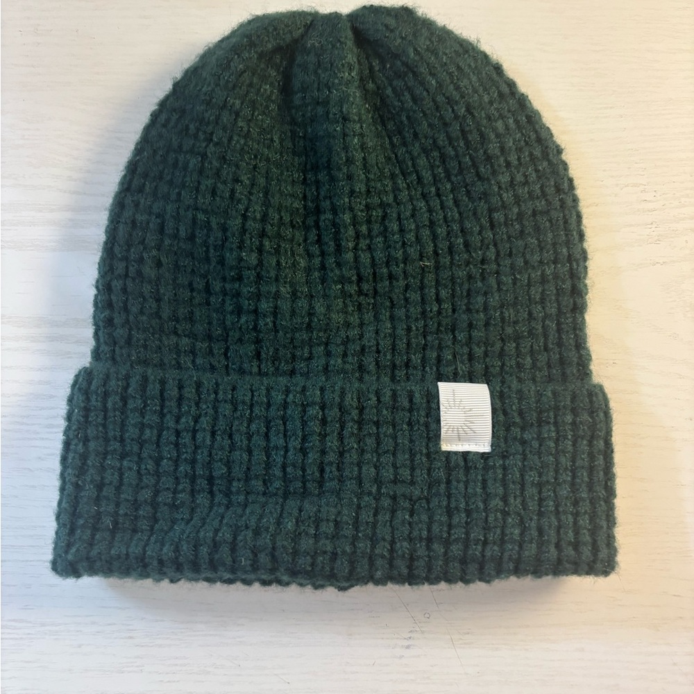 Aerie Green Knit Beanie